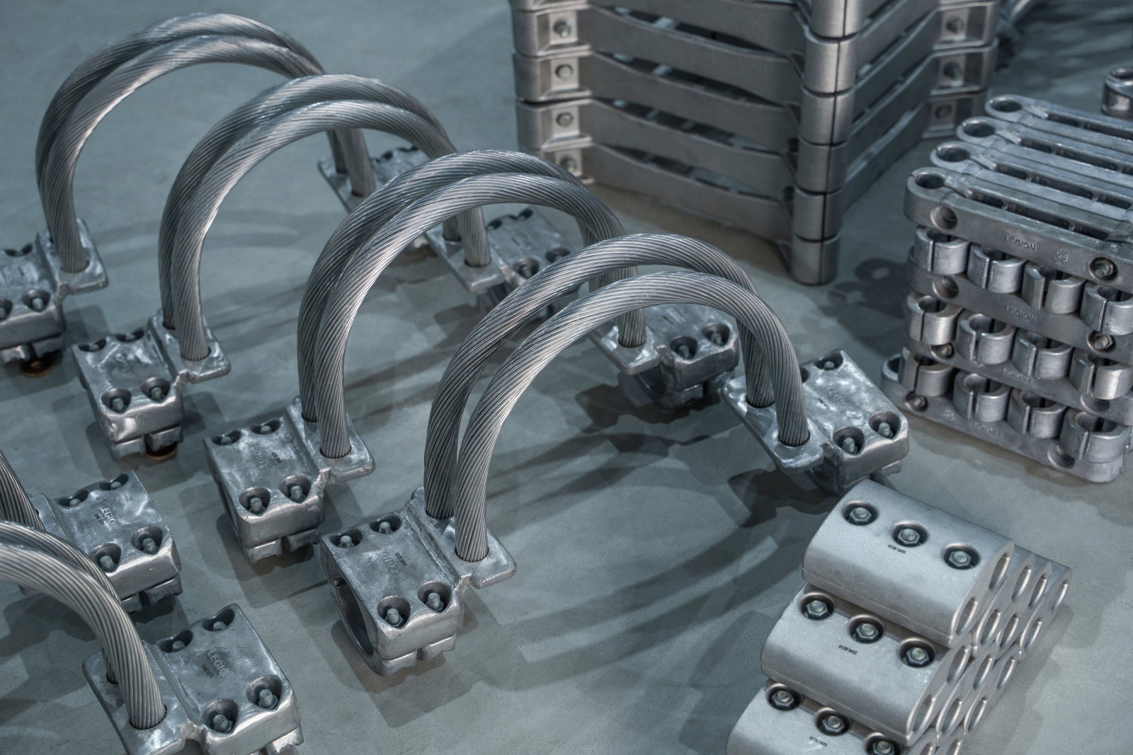 Legion industrial components photographed in warehouse environment with commercial lighting