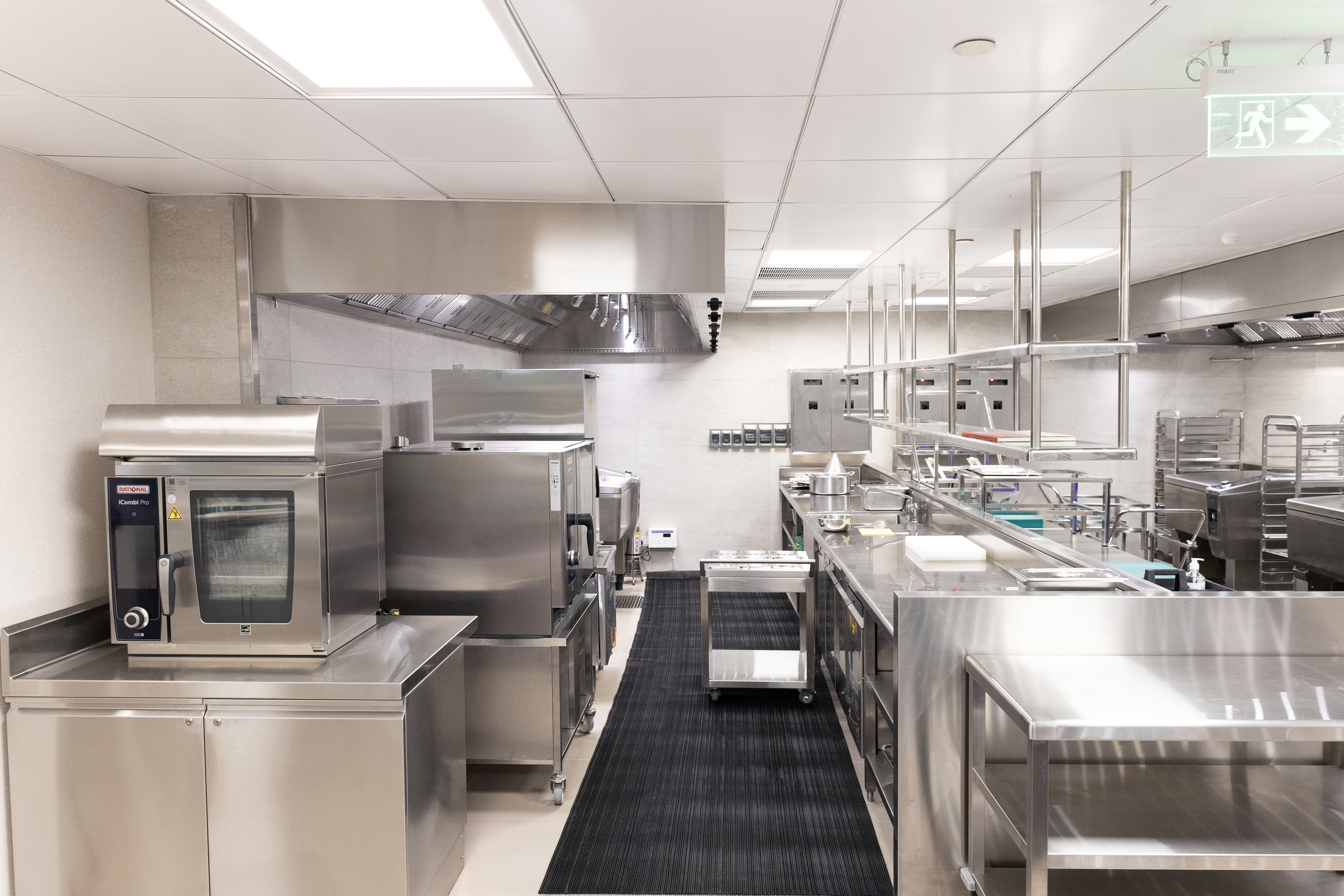 Commercial kitchen and café installation by Equinox Interiors in Bengaluru, view 03