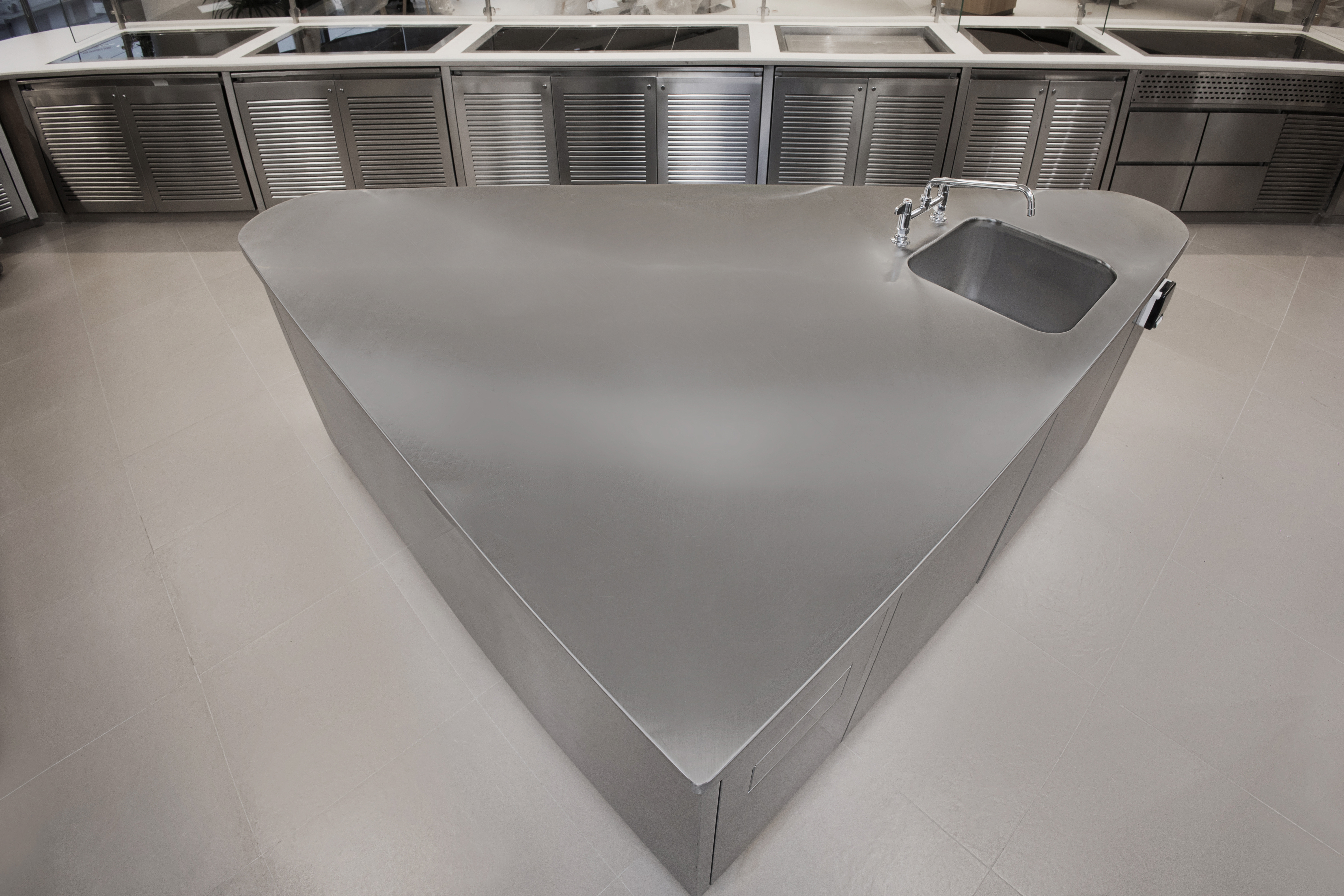 Commercial kitchen and café installation by Equinox Interiors in Bengaluru, view 06